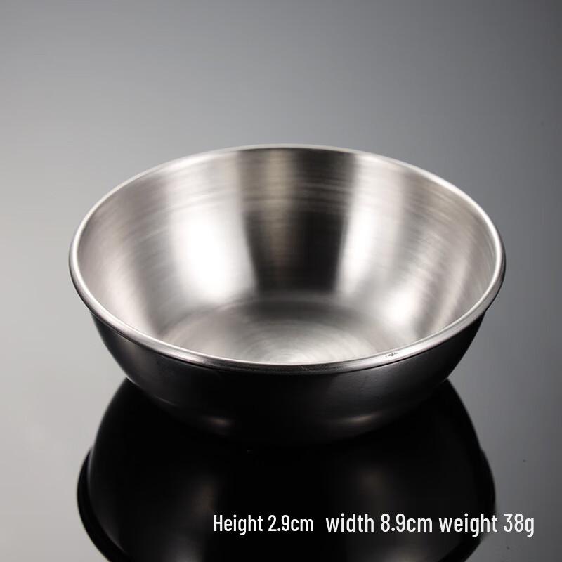 Qianxing Stainless Steel Round Dipping Dishes - 10-Pack
