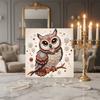 DIY Special Shape Drill Art Craft Pearl Diamond Painting with Frame 25x25cm Pearl Art Painting Set for Adults Home Wall Decor