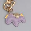 Fashionable Textured Key Pendant Horse Shape Multifuntional Accessory Everyday Use Key Jewelry Suitable for Keys Bags