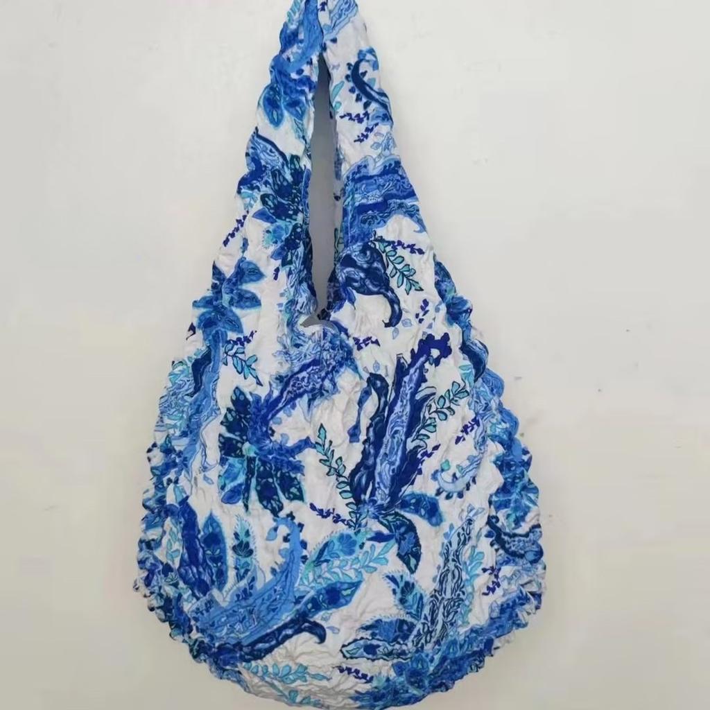 Reusable Bubble Foldable Stretch Bag Large Capacity Magic Stretch Puff Bag Travel