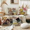 Cartoon Charm and Innocence Digital Printing Pillow Cover Short Plush Suitable Living Rooms Bedrooms Sofas Throw Cushion Cover