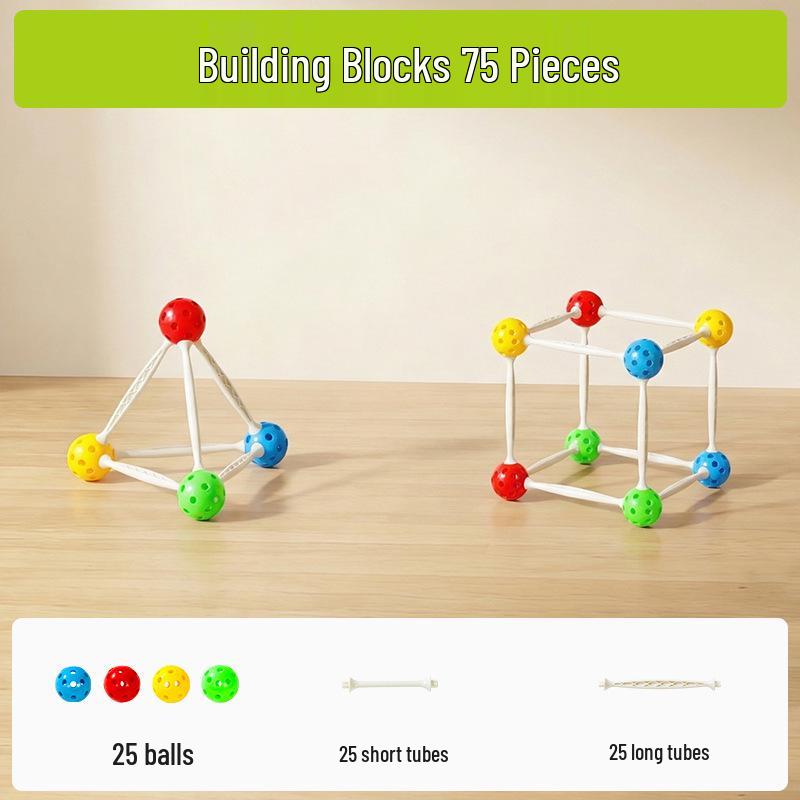3D Geometric Building Blocks for Developing Spatial Thinking and Construction Skills in Children