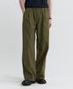 MAGOODGAN Farburn 4419 Linen-Like Wide Fit Khaki Elastic Waist Easy Pants