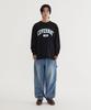 COVERNAT Slub Arch Logo Long Sleeve Black