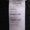 Excellent CELINE Knit cap Logo patch black wool mens 2A25R535Q Used