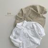Weiches dünnes Langarm Kinderhemd Unisex Jungen Mädchen Frühling Sommer Sonnenschutz Strickjacke Oberteil