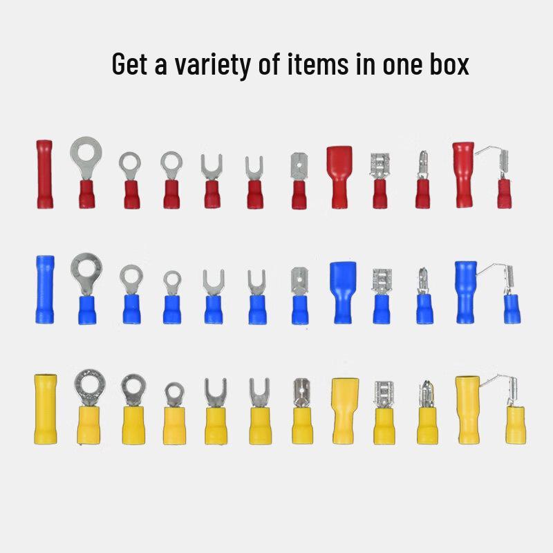 1280Pcs Pre-insulated Electrical Terminal Kit