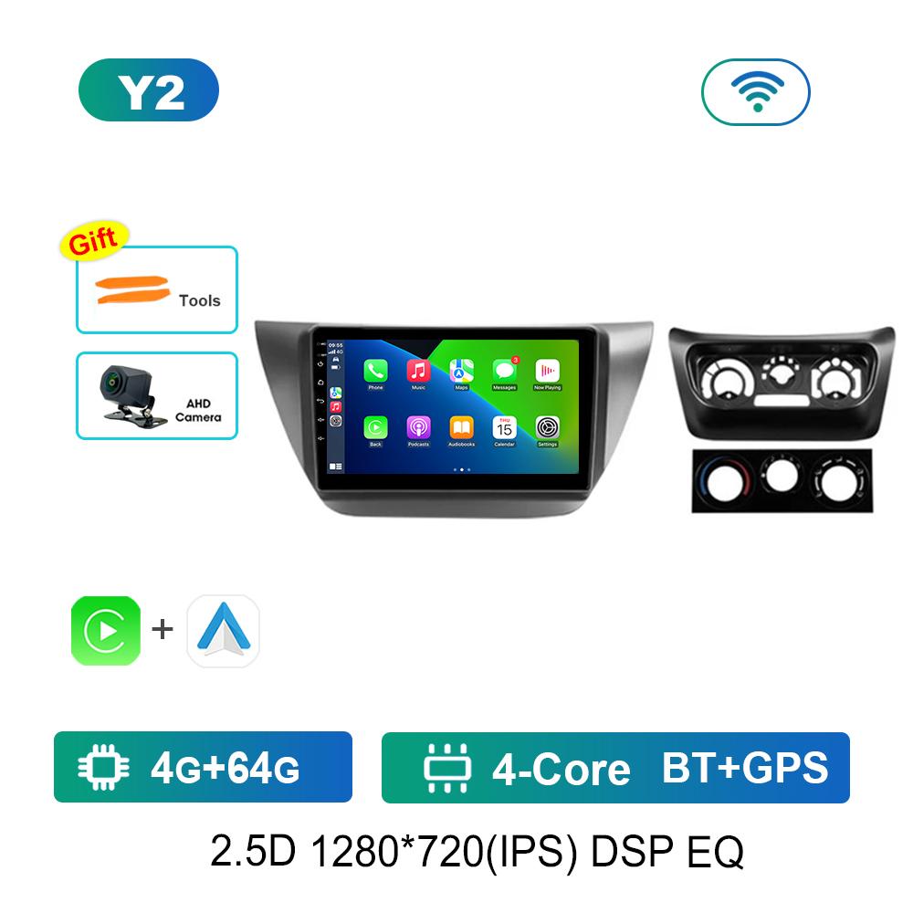 Car Radio Multimedia Player Android System for Mitsubishi Lancer 9 CS 2000 - 2010 DSP Stereo Navigation GPS IPS Touch Screen 4G