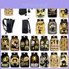 Mochila Grande do Bendy And The Ink Machine Para Estudantes Fashion e Funcional!