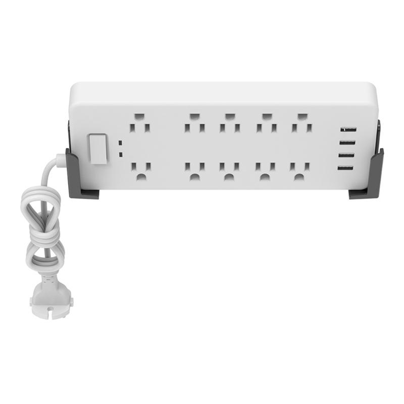 ABS Wall Mounted Power Strips Stand For Tablets Smartphones, Ideal For Smooth Surfaces Like Marble Wood, Glass, Tiles