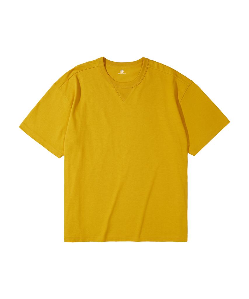 Kallapataleu Back Deer Graphic Short-Sleeved T-Shirt - Yellow
