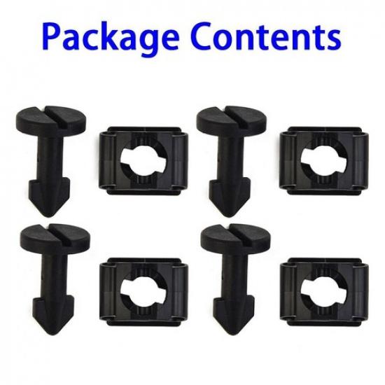 4 Set For Honda Plastic Engine Cover Stud And Stay Grommet Kit 91501-SS8-A01 NEW