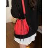 Soft surface large capacity bag for women's summer 2026 new casual shoulder crossbody bag versatile and simple commuting dumplin