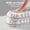 4D Cloud Insoles for Men Women, Memory Foam Insoles with Elastic Strong Arch & Shock-Absorbing