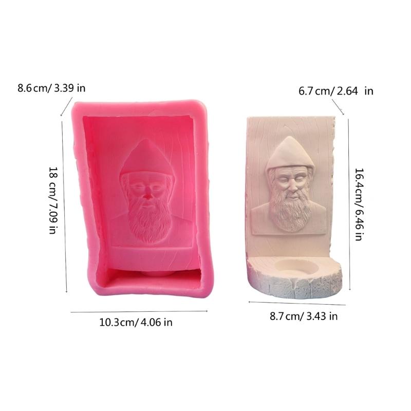 Wall Mounted Jesuses Candlesticks Silicone Molds Resin Moulds Religious Molds