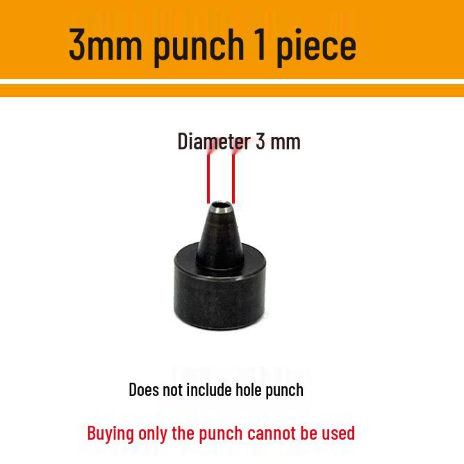 Leather Hole Punch Pliers for Watch Straps and Belts with Transparent Packaging Bag