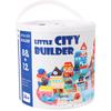 City Construction Children's Wooden Building Blocks Toys Baby Puzzle Pile Hands-on Brain Theme Barrel