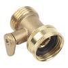 Connectors Water Pipe Joint Garden Yard Water Pipe With On/off Valve 3/4 Inch Ball Valve Copper European Thread