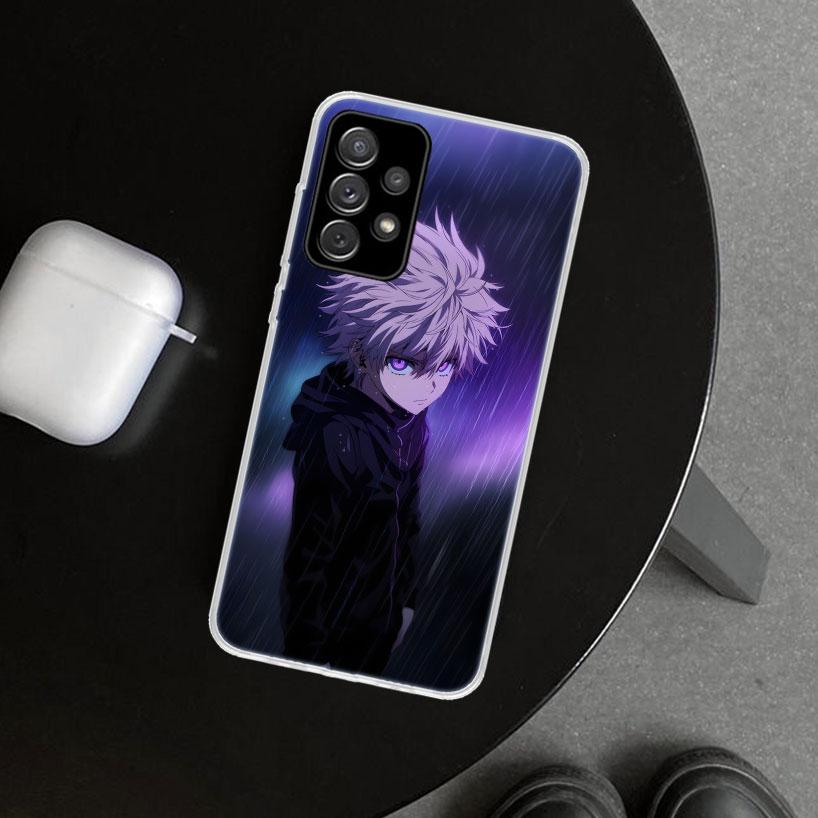 Huner X-Hunters Killua Phone Case Cover for Samsung Galaxy A12 A22 A32 A52 A72 A02S A51 A50S A31 A20S A10S Note 20 Ultra 10 Plus