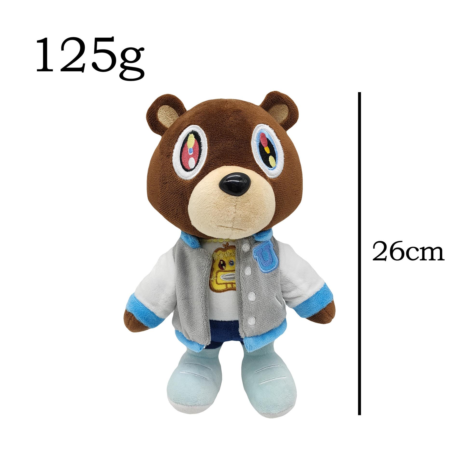 

Kawaii Kanye Teddy Bear плюшевая игрушка мультяшная кукла с животными подарки на Рождество и день рождения для детей