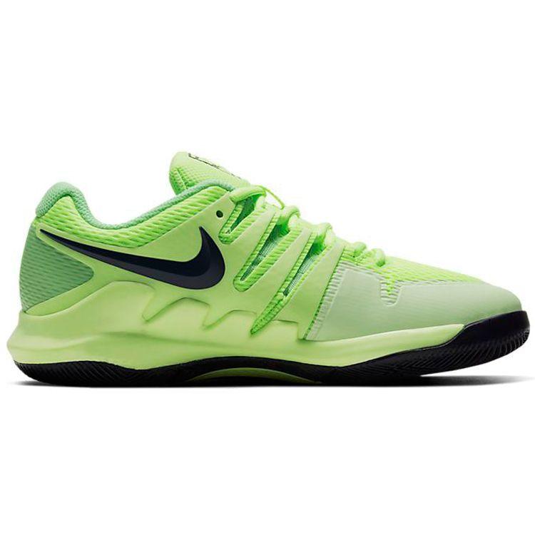 Nike Corte Jr. Zapatillas para Niños Vapor X GS Tennis Blanco/Voltio/Negro Verde Fantasma-Verde Apenas-Voltio AR8851-302