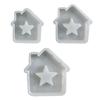 Star House Resin Molds Love House Resin Molds for Making Candle Art Craft Room Decorations Cake Top Fondant Decorations