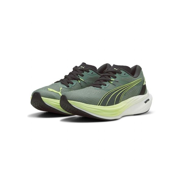 Puma Deviate Nitro 3 Eucalyptus Men Sneakers Green Fizzy-Apple 309707-08