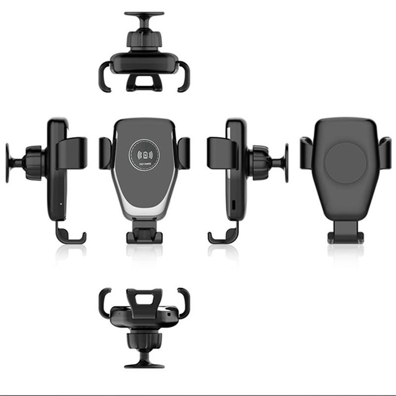 Car Wireless Charger Gravity Sensing Car Air Outlet Fast Charging Wireless Charger Bracket Stand