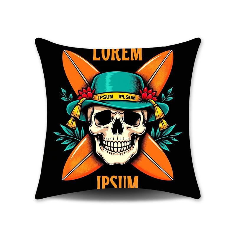 Neue Amerikanisch-Mexikanische Stil Kissenbezüge Bunte Karnevalsblume Totenkopf Sofa Dekorative Kissenbezüge