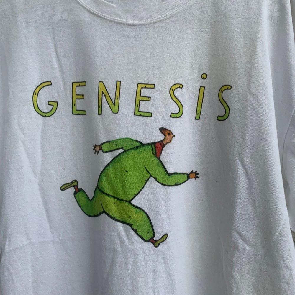 Collection Genesis Band Short Sleeve Cotton White All Size T-Shirt Unisex T-Shirt XXXXL