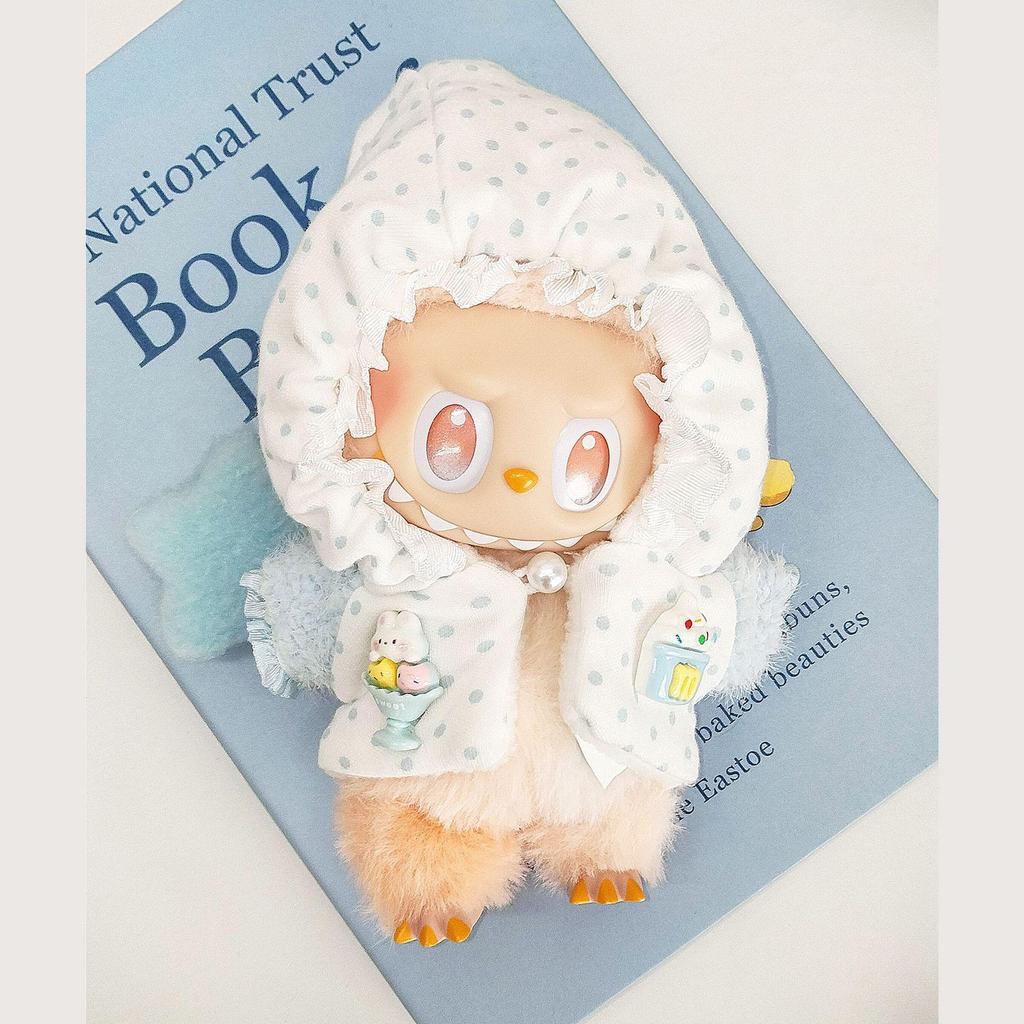 17cm Labubu Doll Clothing Set for 3.0 and First/Second Generation Sitting Party Blind Box Skirt