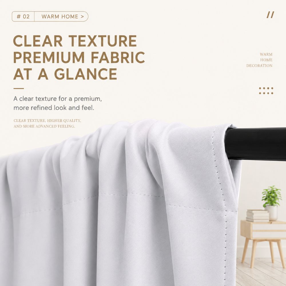 1PC Washable Short Blackout Curtains Solid Color Partition Curtain Kitchen Curtain Multipurpose