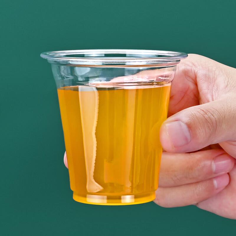 WS 78mm PET Transparent Disposable Drink Cups (1000 Count)