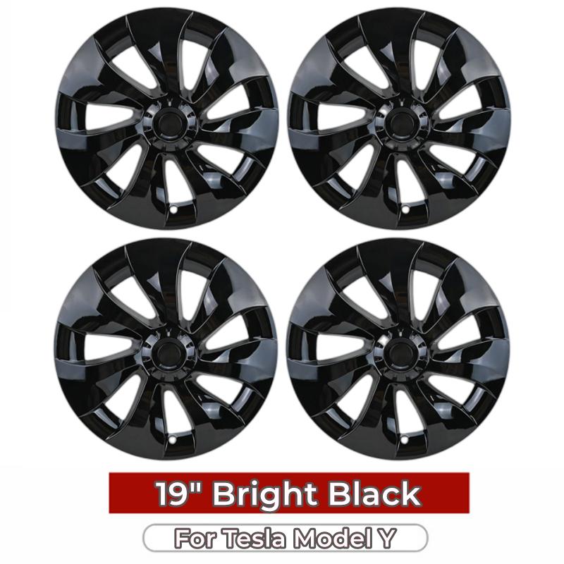 

Для модели Y колпак ступицы 19 дюймов 4 шт производительность для Tesla Model Y Uberturbine колпак ступицы сменные колпаки колеса защитный комплект крышки