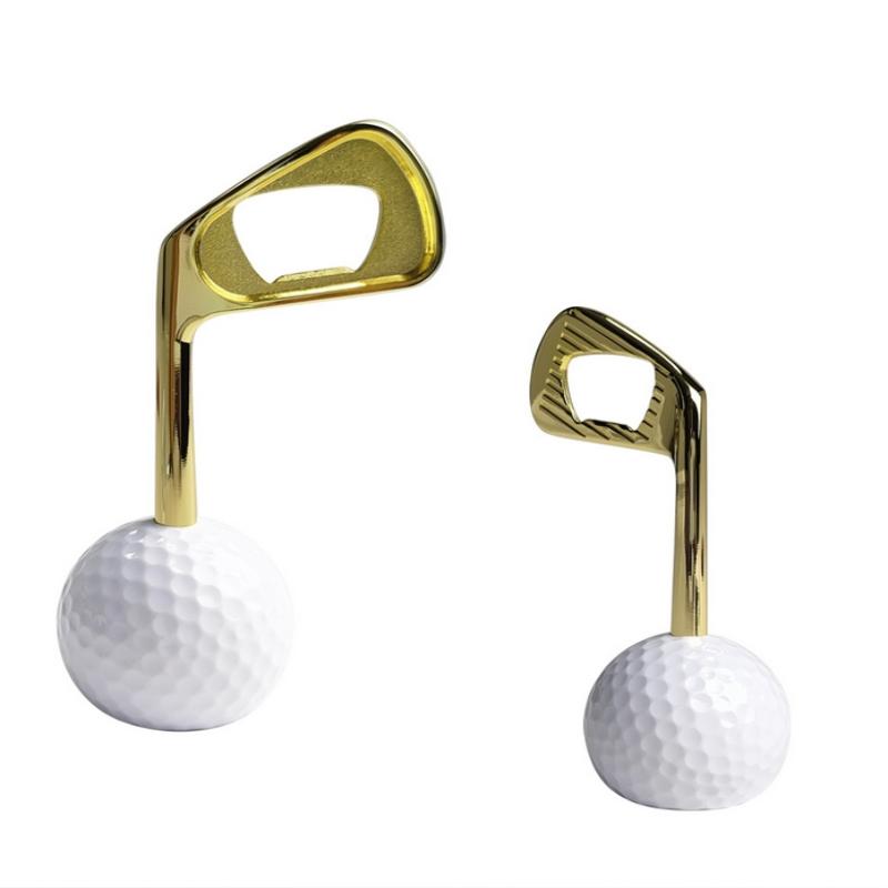 Zinklegierung Bierflaschenöffner Silber Tragbar Manuell Golf Geschenke Kreativ Dekorativ Küchenbarzubehör Rostfrei Leicht zu reinigen