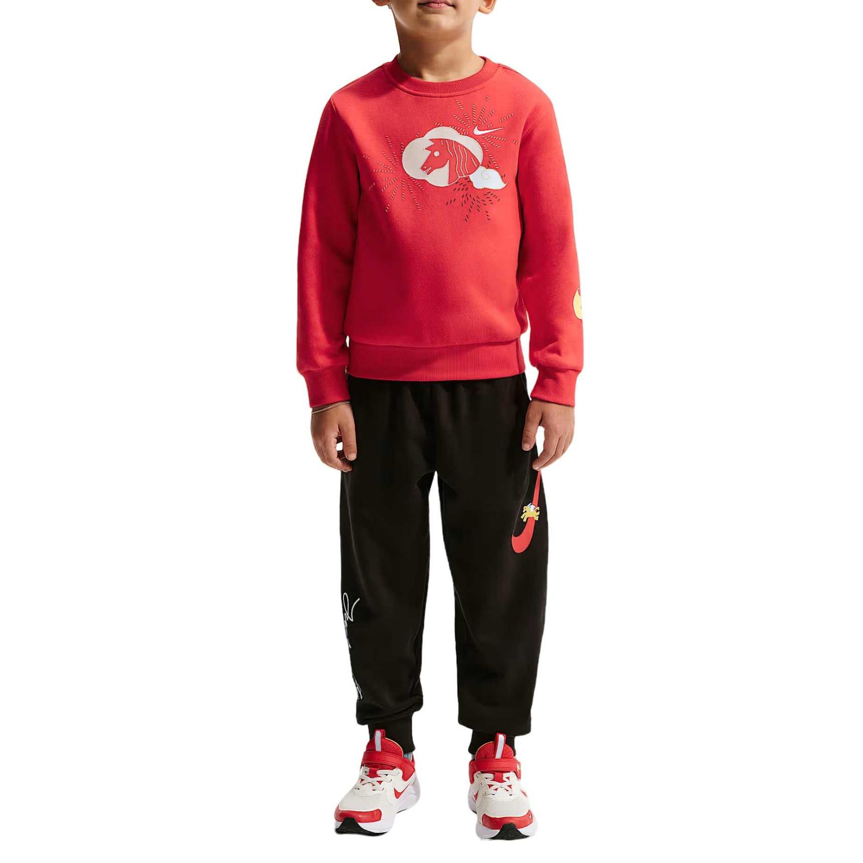 Nike Sportswear Club Year Of The Horse Limited Edition Crewneck Warm Fleece Kids tops IV5145-657 7