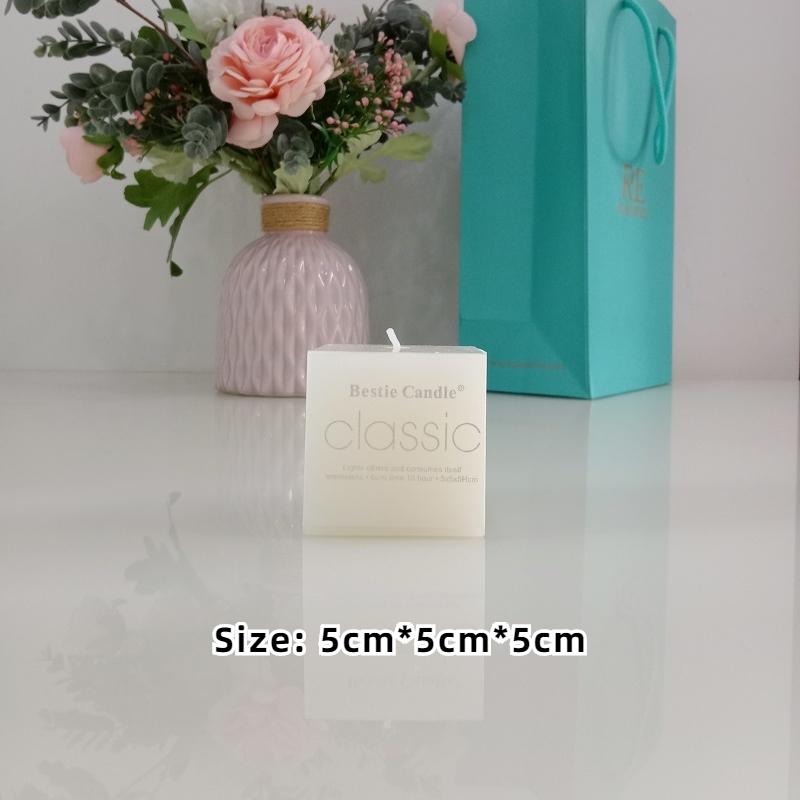 Scentedless Ivory white Pillar Candles for Emergency Household Candles for Praying Several Sizes Optional Home Decor
