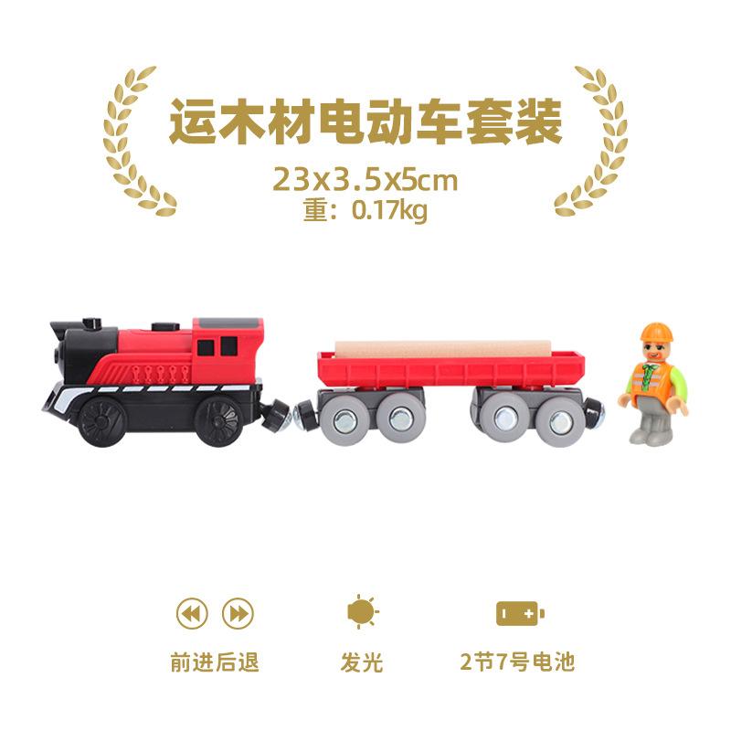 

kids Battery Operated Action Locomotive Train Magnetic Connection Powerful Train Set Fit for Brio Wooden Trains and Tracks