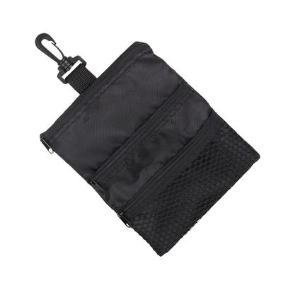 Multifunctional Portable Golf Organiser Bag With 10 Elastic Slots Waterproof Golf Ball Storage Case with Rotating Clip