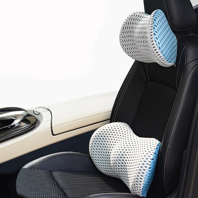 Auto Kopfstütze Kissen Unterstützung Reise Universal Weiches Nackenkissen Kissen Memory Foam Auto Lendenwirbelsäule Rückenstütze Auto Kopfstütze