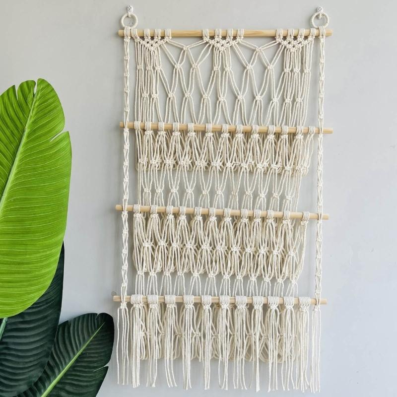 3 Layer Toy Storage Net Rack Practical Woven Hanging Shelf Convenient Plush Toys Organizer for Animal Toy Enthusiasts