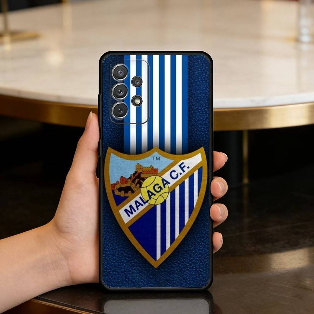

M-Malaga-GA C-CF Phone Case For Samsung Galaxy A73,A72,A71,A70,A53,A52,A51,Soft Silicone Black Cover Samsung a20s
