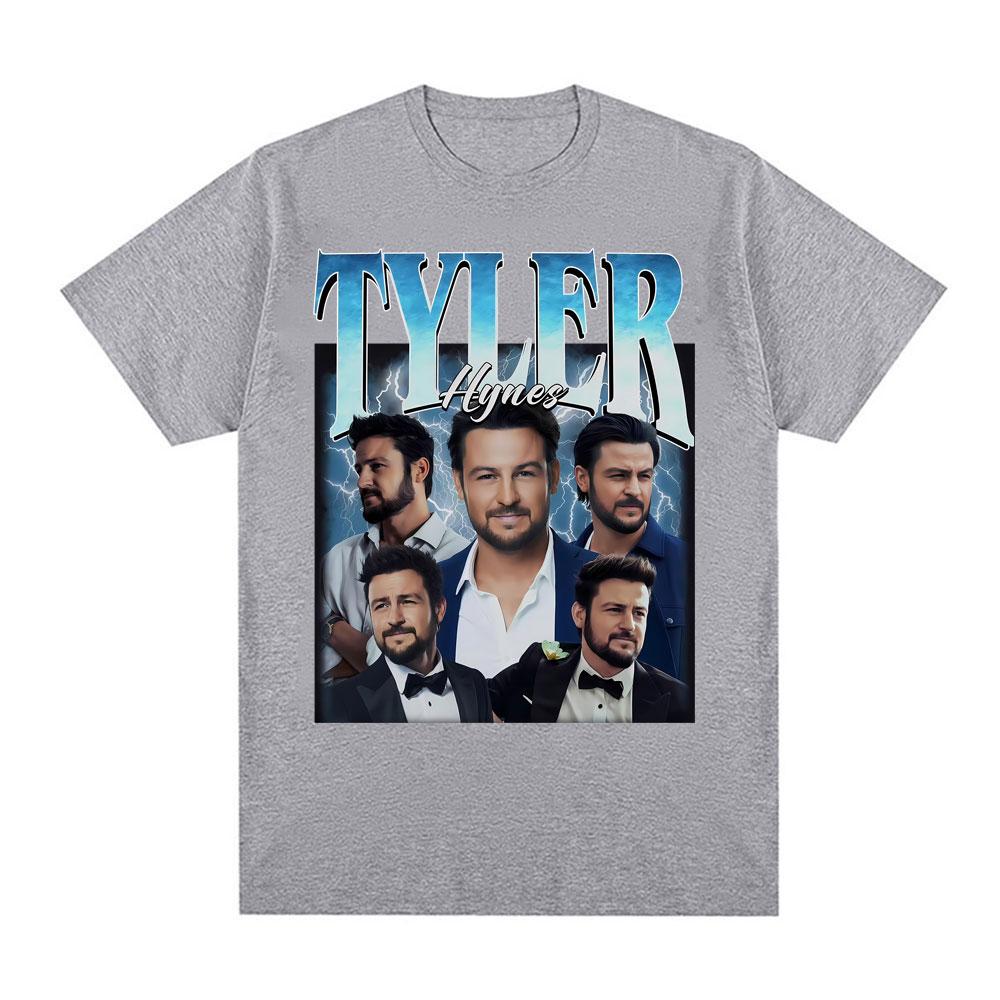 Tyler Hynes Vintage Graphic T-shirts for Men Women Harajuku Fashion Style T Shirt Oversized Cotton Short Sleeve