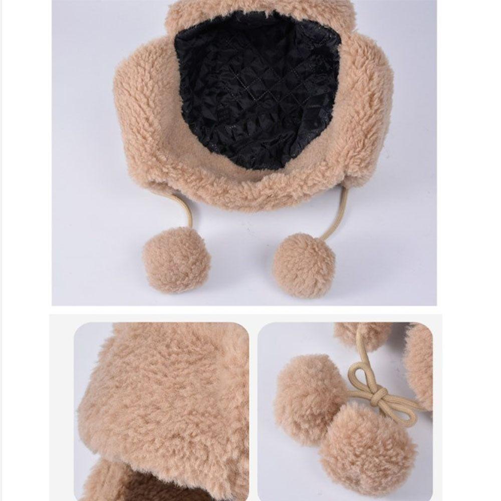 Warm Winter  Cycling Warm Hat Thickened Ski Pullover Cap Fashion Women Lei Feng Hat  Winter