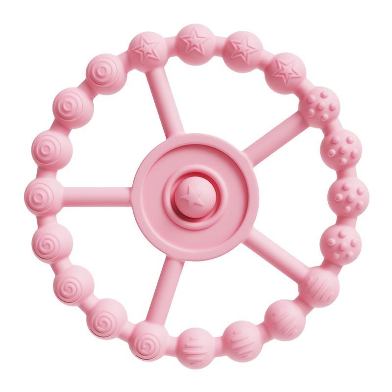 

Baby Circular Molar Silicone Toy, Easy To Grasp, Baby Teething Specific Teething One Size розовый