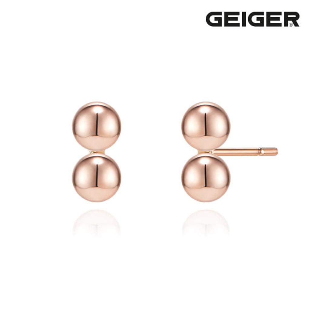 14K Double Ball Earrings GI14EE363