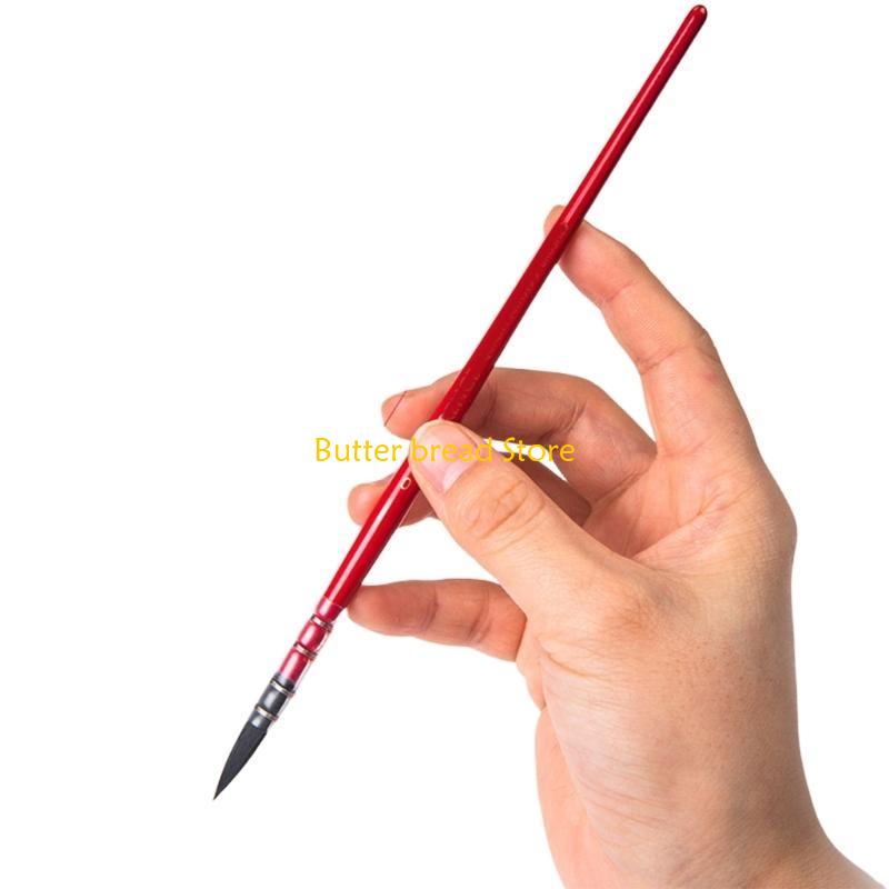 W89C Кисть для акварели Нейлоновая щетина Кисть для рисования Кисть для мелких деталей для акрила гуаши масляной живописи рисования моделей