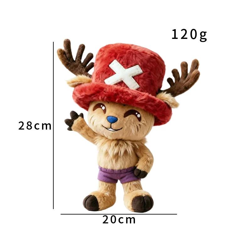 New Chopper One Piece Plush Doll Cute Anime Peripherals Toy Birthday Christmas Gift