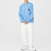 New MLB Sweatshirt Unisex Light Blue 3AMTI0126-07BLL
