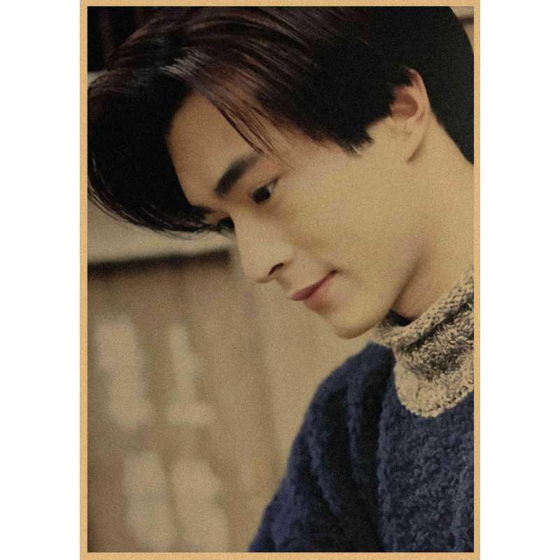 

Free Shipping: Nostalgic Louis Koo Retro Poster - Handsome Hong Kong Star Wall Art White card paper (non-adhesive) 30*42 cm